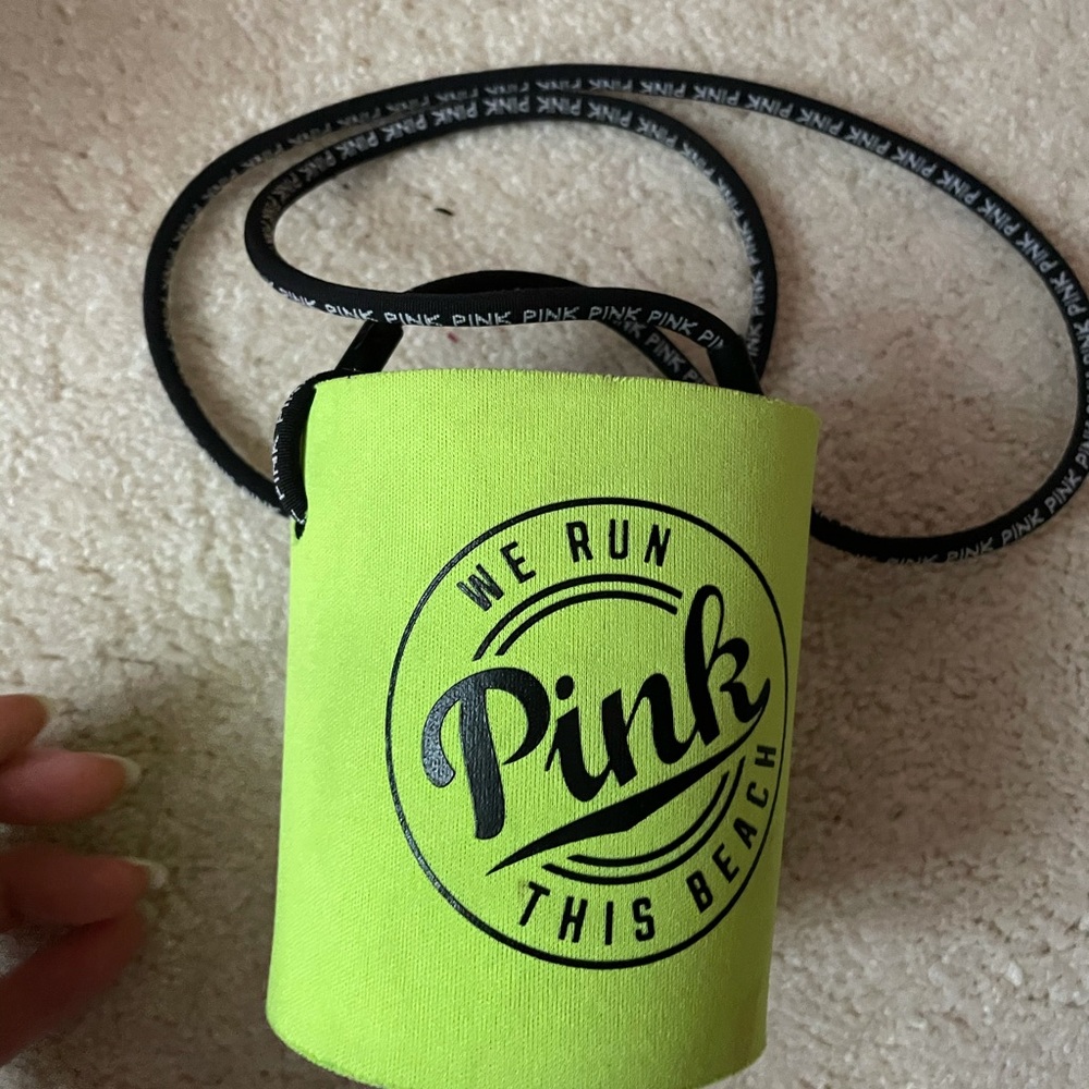 VS Pink Koozie Beer Can Holder